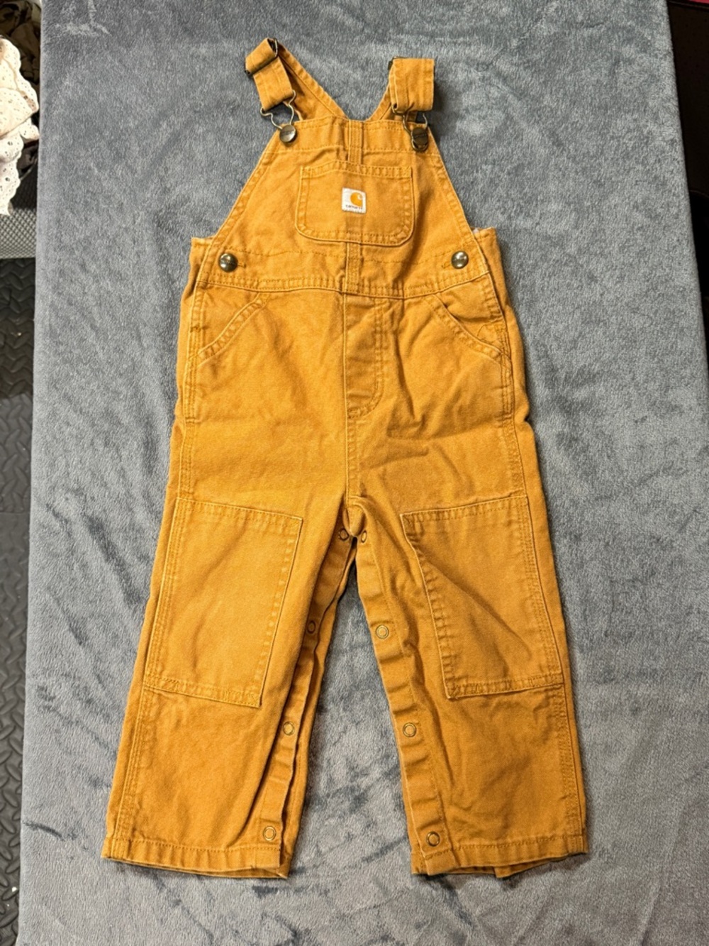 Carhartt Kids Golden Brown Duck Overalls